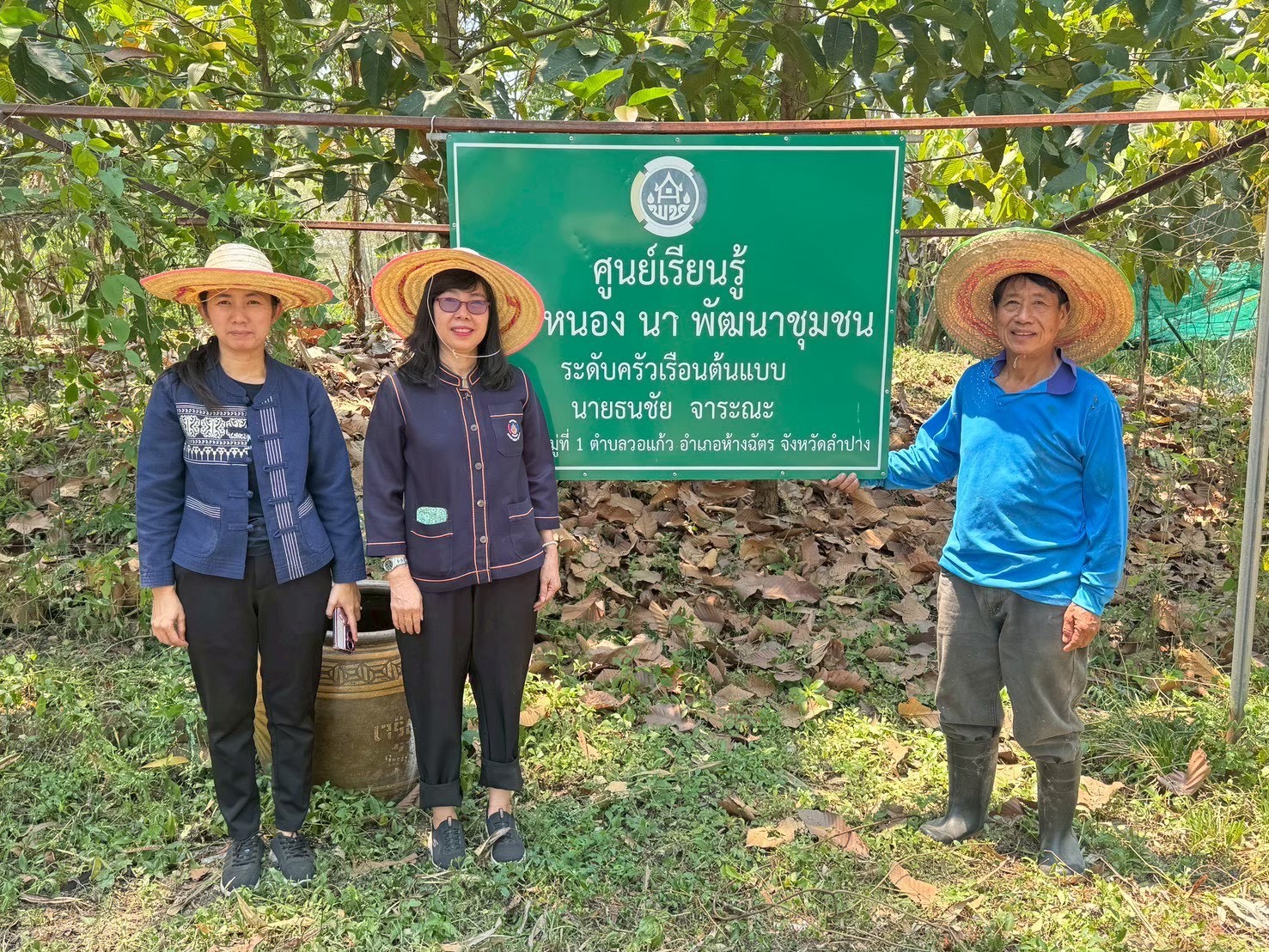 ติดตามดำเนินการขับเคลื่อนกิจกรรมโครงการ พัฒนาศูนย์การเรียนรู้การพัฒนาคุณภาพชีวิตตามหลักทฤษฎีใหม่ประยุกต์สู่ “โคก หนอง นา”