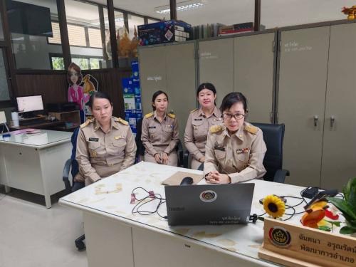 พช.ห้างฉัตร ร่วมอบรมการตระหนักรู้ภัยคุกคามทางด้านไซเบอร์ ผ่านทีวี พช.